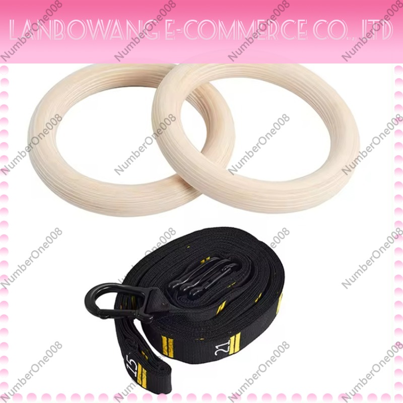 Gymnastics Rings - حلقات جمباز من خشب البتولا الصلب،