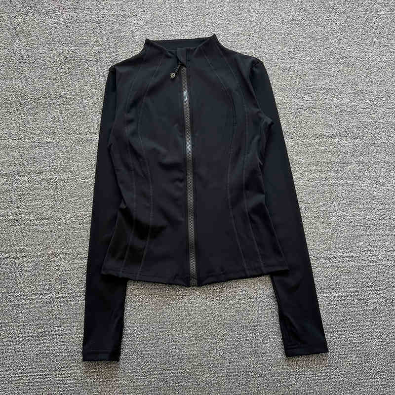 Yoga Fitness Jacket - بدلة رياضية بسحاب وياقة واقفة بدلة