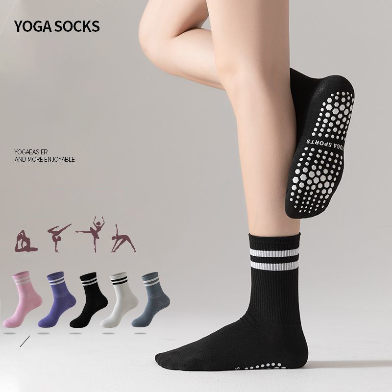 Yoga & Fitness Center - زوج واحد من جوارب اليوغا النسائية