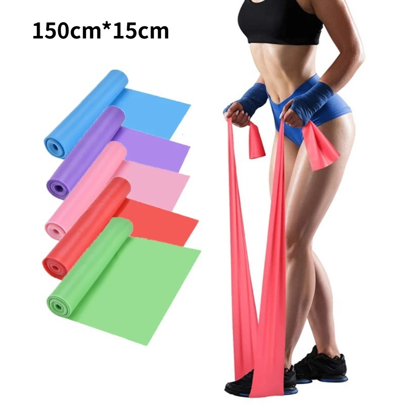 أشرطة مقاومة من اللاتكس الطبيع - مراجعة Yoga Fitness Stretching Strap وسعره