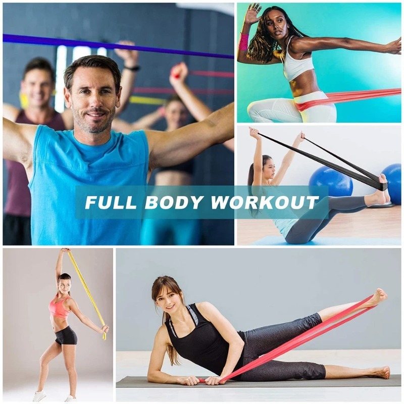 أشرطة مقاومة من اللاتكس الطبيع - مراجعة Yoga Fitness Stretching Strap وسعره