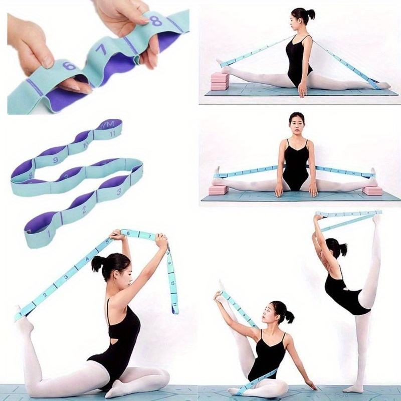 اليوغا الرقمية تمتد حزام مفتوح - مراجعة Yoga Fitness Stretching Strap وسعره