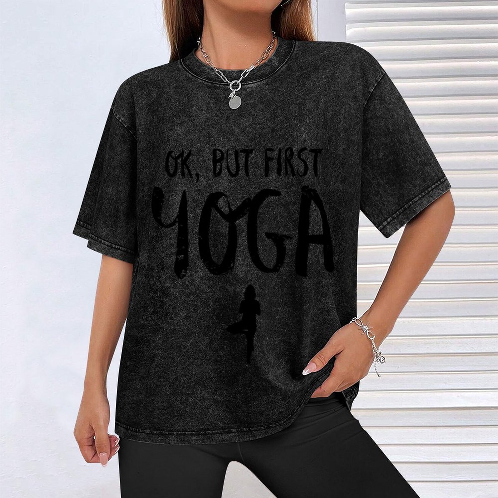 تي شيرت Ok But First Yoga Funn - مراجعة Yoga Fitness First وسعره