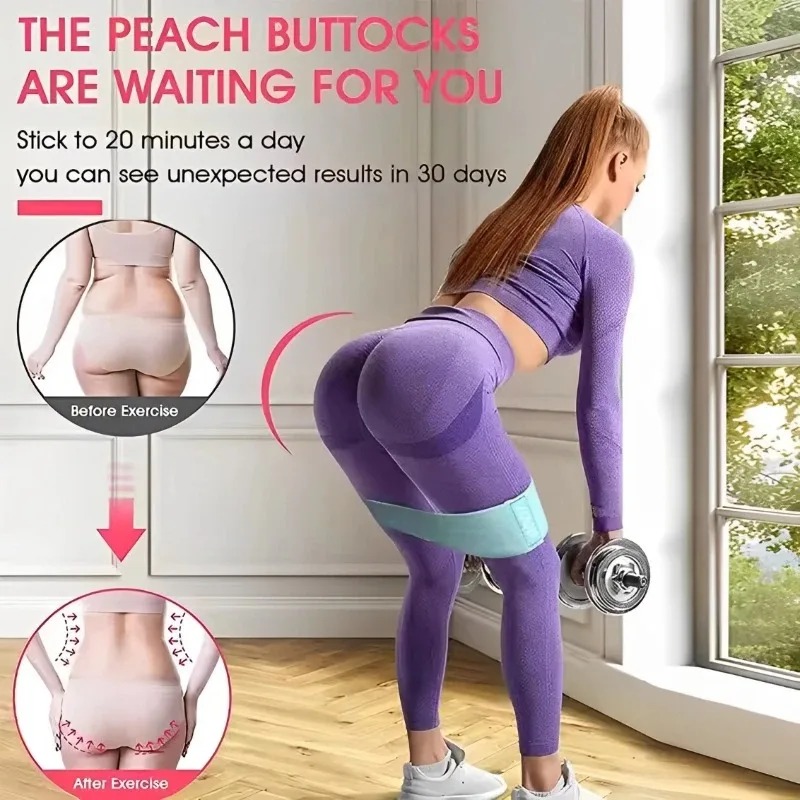 3 قطع من أربطة مقاومة قماشية ل - مراجعة Yoga Fitness Stretching Strap وسعره