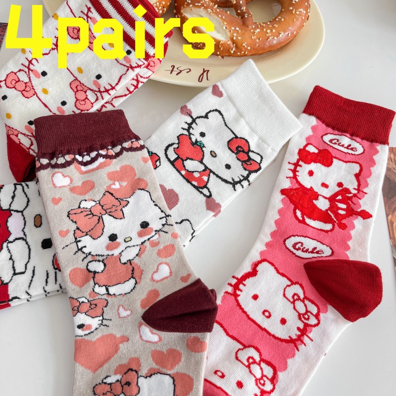 4 أزواج من جوارب HelloKitty ال - مراجعة Yoga Fitness First وسعره