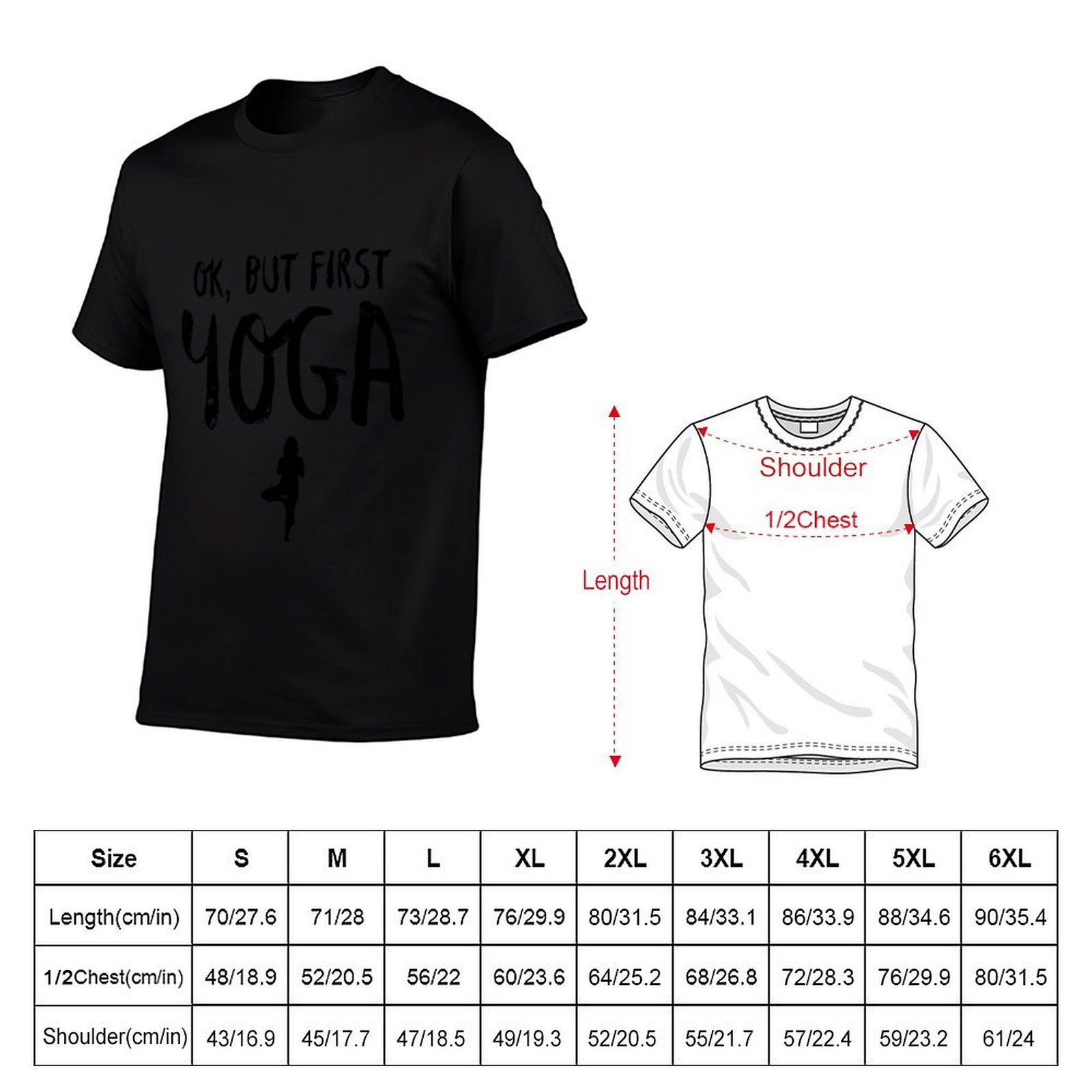 تي شيرت Ok But First Yoga Funn - مراجعة Yoga Fitness First وسعره