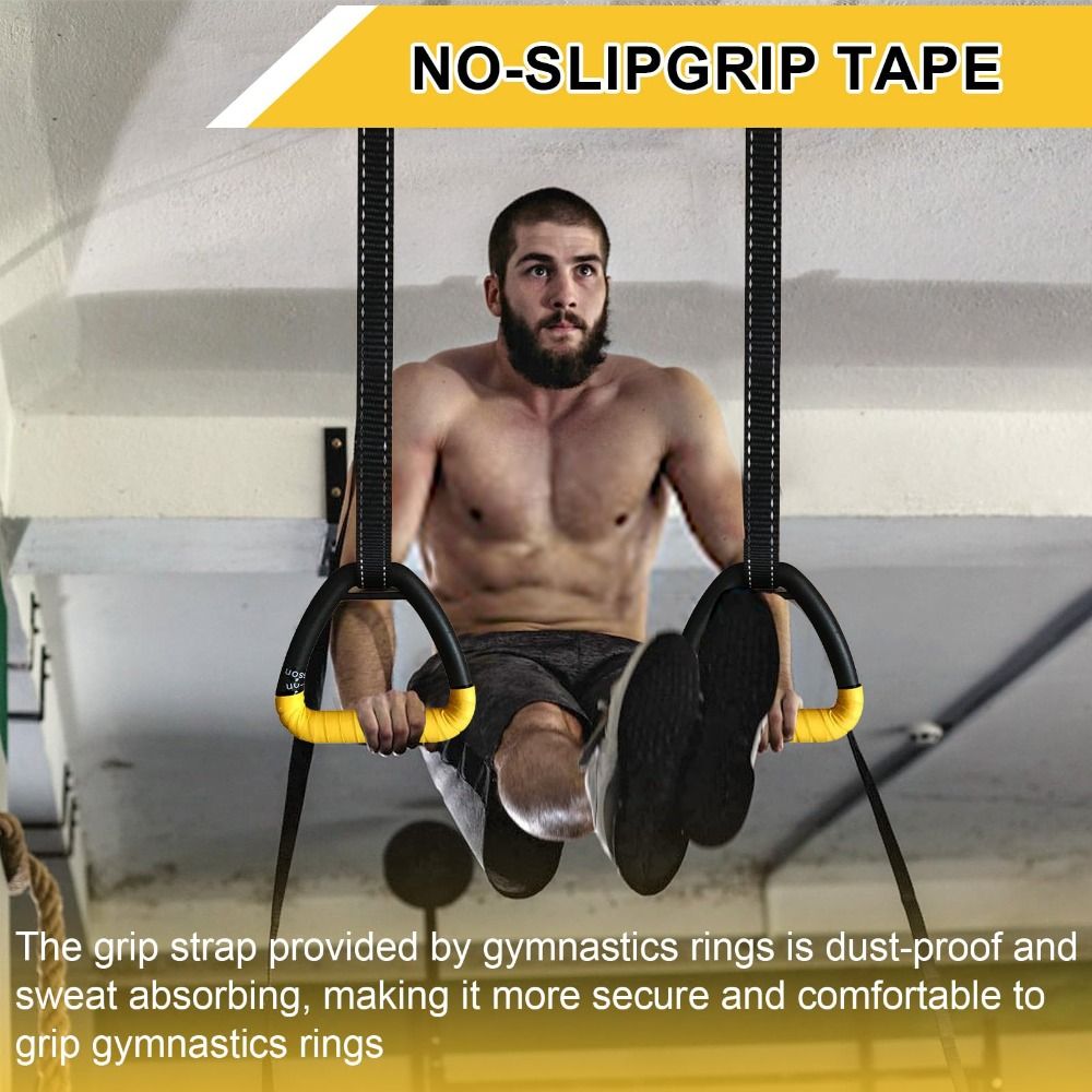 زوج واحد من حلقات الجمباز المم - مراجعة Gymnastics Rings وسعره